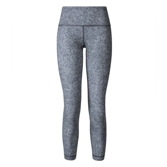 Lululemon Wunder Under Crop III - Rio Mist White Black - Picture 1 of 8